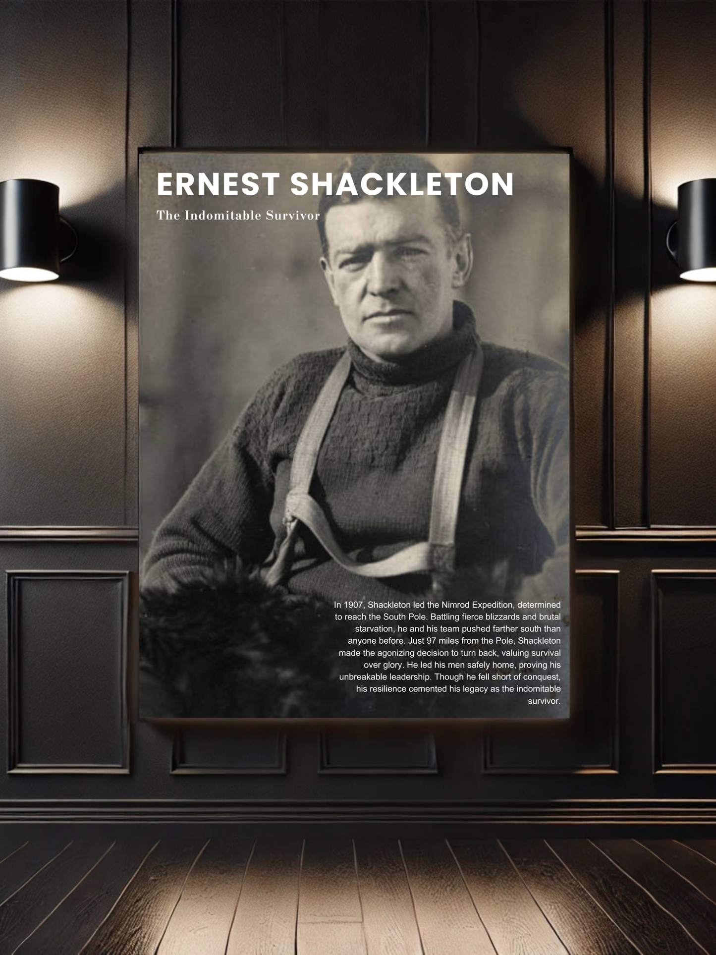 Ernest Shackleton Poster